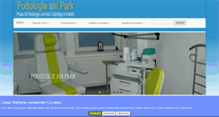 Desktop Screenshot of podologie-fusspflege.com