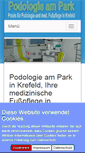 Mobile Screenshot of podologie-fusspflege.com